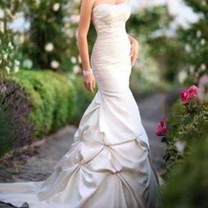 Essense of Australia D1129 Pewter Wedding Dress 16